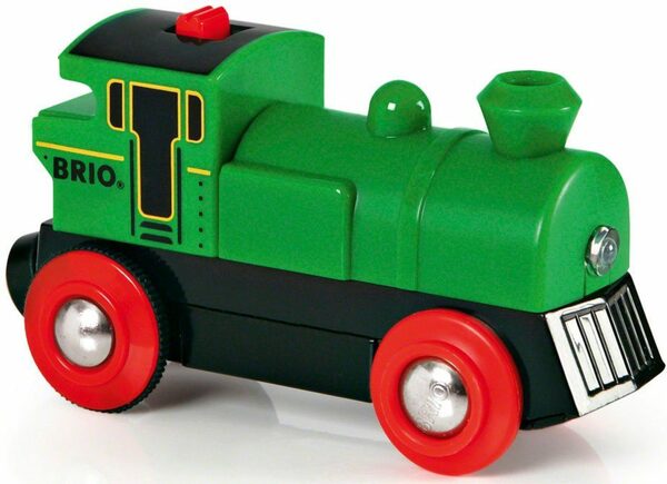 Bild 1 von BRIO® Spielzeug-Eisenbahn Holzspielzeug, BRIO® WORLD, Speedy Green Batterielok, mit LichtfunktionMade in Europe, FSC® - schützt Wald - weltweit