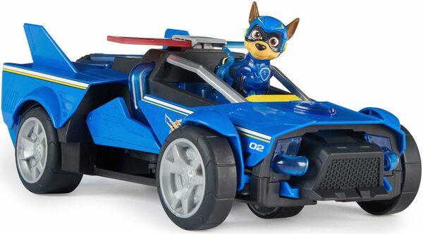 Bild 2 von Spin Master Spielzeug-Rennwagen PAW Patrol, Der Mighty Kinofilm Chases Deluxe, Superhelden-Raketenfahrzeug inkl. Chase Figur