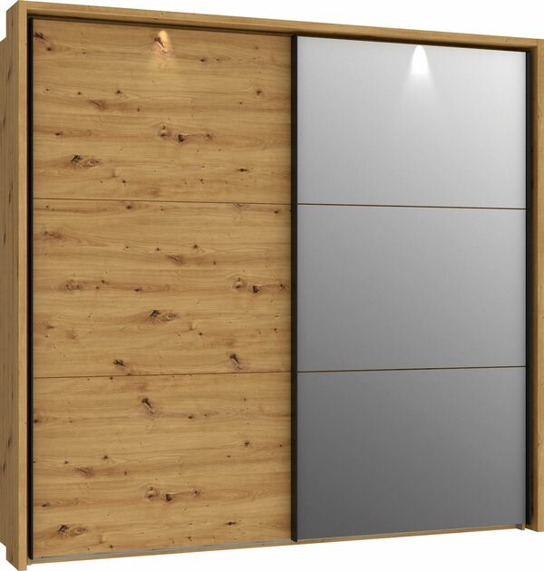 Bild 2 von FORTE Schwebetürenschrank Trondheim inklusive Beleuchtung