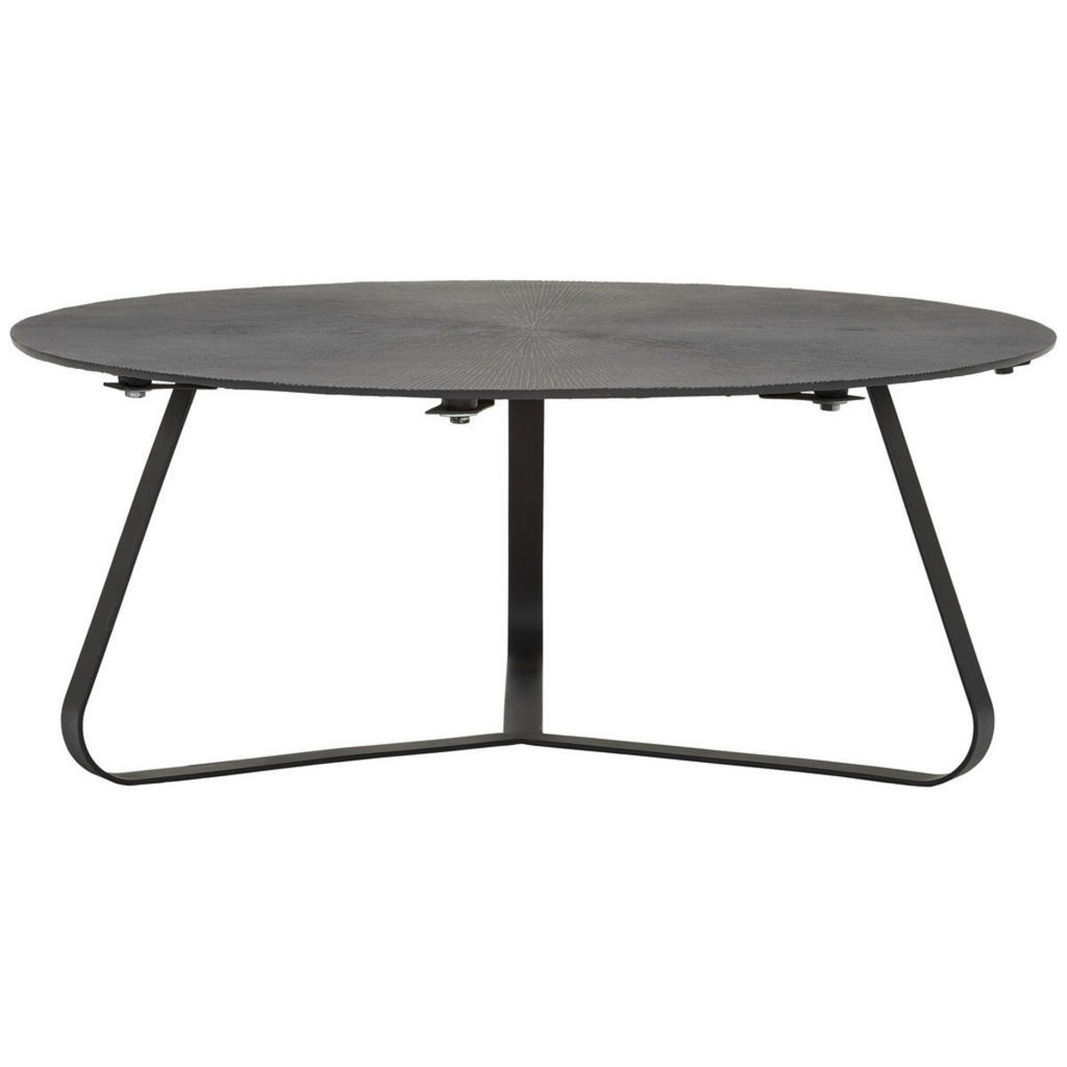 Bild 1 von Ambia Home Beistelltisch, Schwarz, Metall, rund, 79x32 cm, Wohnzimmer, Wohnzimmertische, Beistelltische, Beistelltische Metall