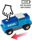 Bild 4 von BRIO® Spielzeug-Lokomotive BRIO® WORLD, Blaue Batterie-Frachtlok, FSC® - schützt Wald - weltweit