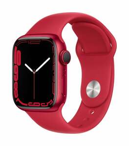 Watch Series 7 GPS, 41mm Aluminiumgehäuse, mit Sportarmband, PRODUCT(RED)