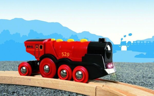 Bild 4 von BRIO® Spielzeugeisenbahn-Lokomotive Brio World Eisenbahn Lok Rote Lola Batterielok 33592