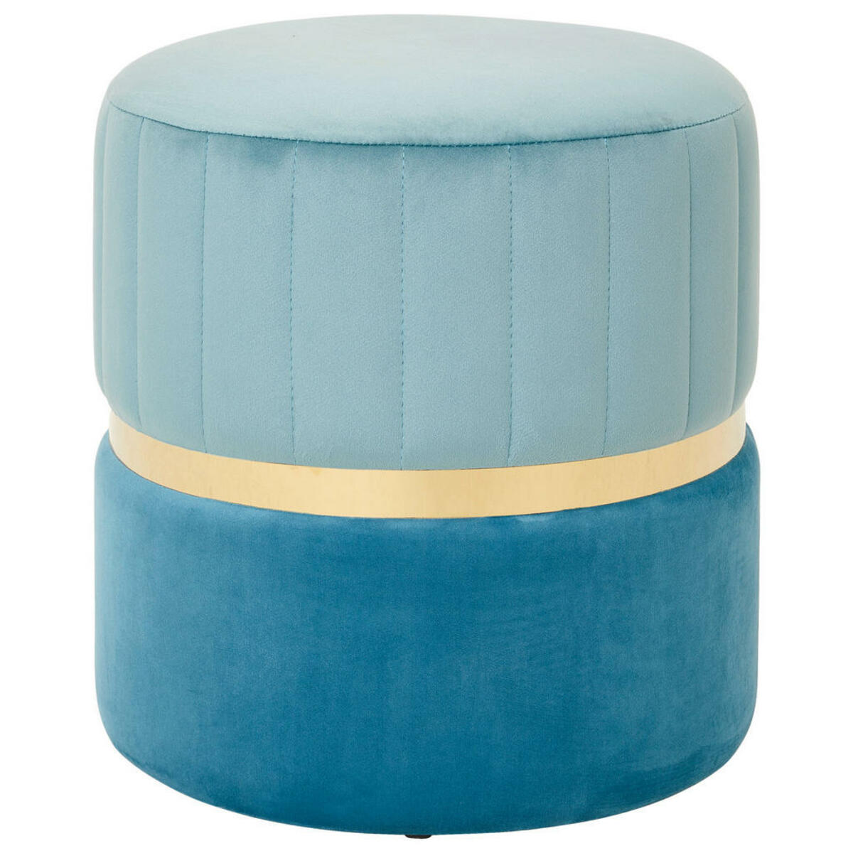 Bild 1 von Xora Hocker, Silber, Türkis, Hellblau, Metall, Textil, zylindrisch, 38x40x38 cm, Stoffauswahl, erweiterbar (Typenauswahl), Wohnzimmer, Hocker, Sitzhocker