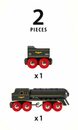 Bild 2 von BRIO® Spielzeugeisenbahn-Lokomotive World Eisenbahn Zug Schwarzer Kugelblitz + Kohlentender 2 Teile 33697