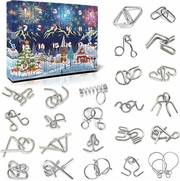 Bild 1 von TUABUR Adventskalender Adventskalender 2023 Lernspielzeugset mit 24 Teilen (1-tlg)