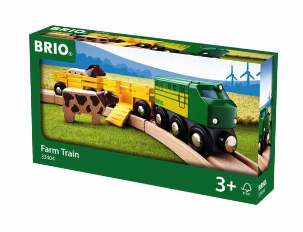 Bild 1 von BRIO® Spielzeugeisenbahn-Lokomotive Brio World Eisenbahn Zug Bauernhof Zug 5 Teile 33404