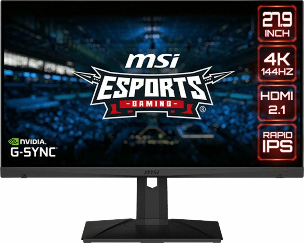Bild 1 von MSI Optix MAG281URF Gaming-Monitor (70,9 cm/27,9 ", 3840 x 2160 px, 4K Ultra HD, 1 ms Reaktionszeit, 144 Hz, Rapid IPS, HDMI 2.1)