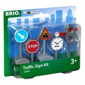 BRIO® Spielzeugeisenbahn-Verkehrszeichen Set 5-tlg.