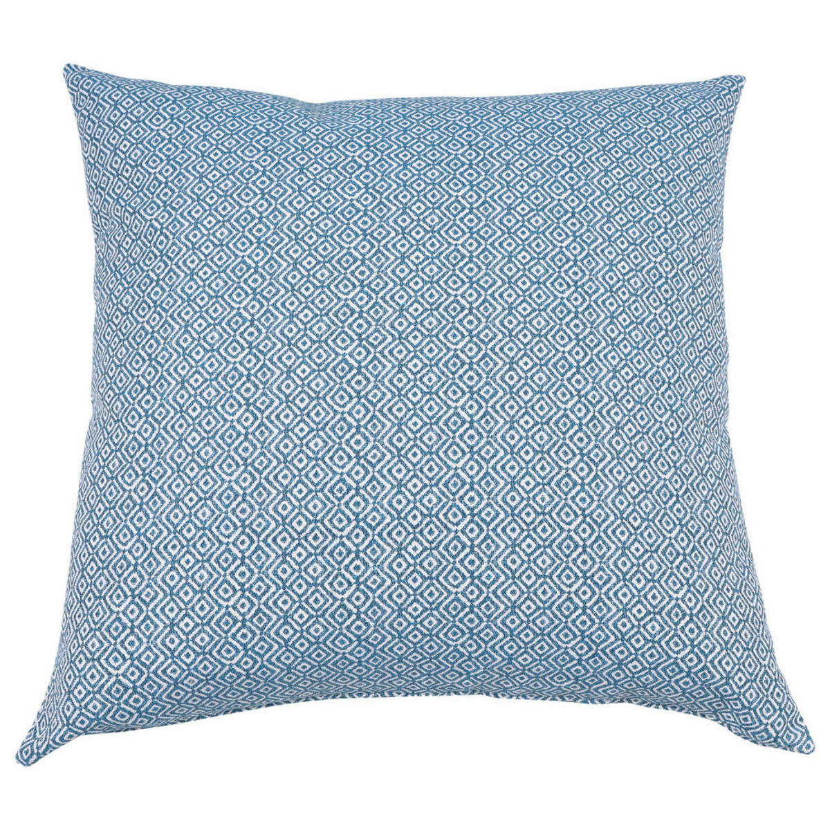 Bild 1 von Zierkissen, Blau, Textil, Raute, Füllung: Polyester, 70 cm, Outdoor-Kissen, Outdoor-Dekokissen