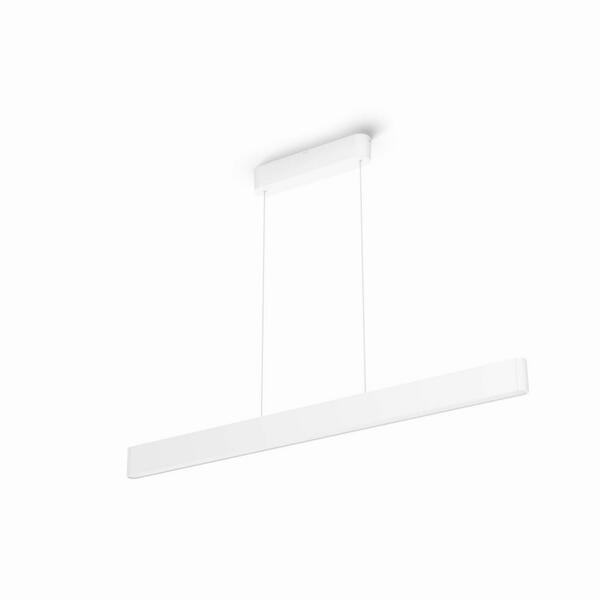 Bild 1 von Philips HUE Led-Hängeleuchte Hue White & Color Ambiance Ensis, Weiß, Metall, Kunststoff, 4x9 cm, Smartphone-Steuerung, Lampen & Leuchten, Innenbeleuchtung, Hängelampen