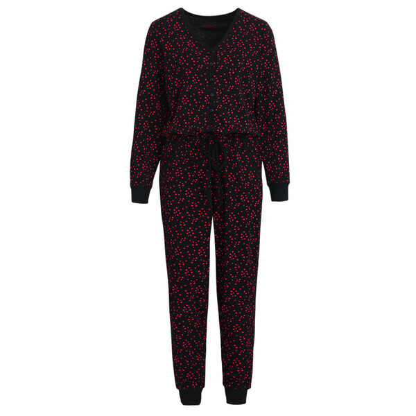 Bild 1 von Damen Onesie mit Herz-Allover