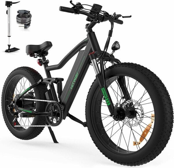 Bild 1 von HITWAY E-Bike 26 Zoll 48V 15Ah 4.0 MTB Luftbereifung Elektrofahrrad Mountainbike