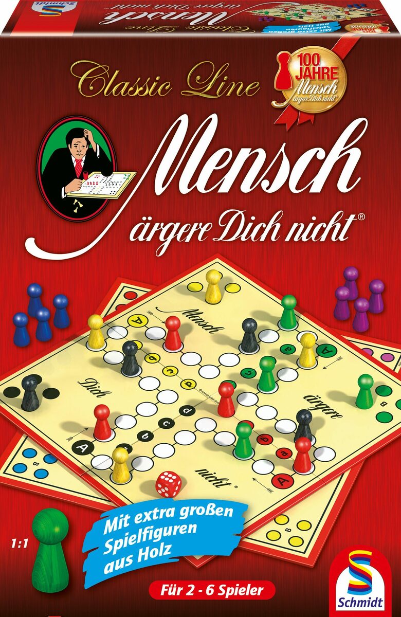Bild 1 von Schmidt Spiele Spiel, Classic Line, Mensch ärgere Dich nicht®, mit großen Spielfiguren, Made in Germany