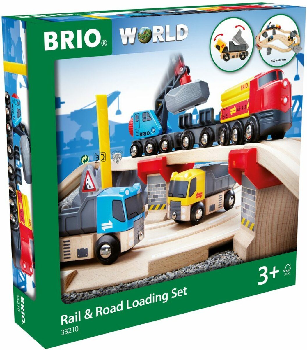 Bild 2 von BRIO® Spielzeug-Eisenbahn BRIO® WORLD, Straßen & Schienen Steinverlade Set, (Set), FSC®- schützt Wald - weltweit