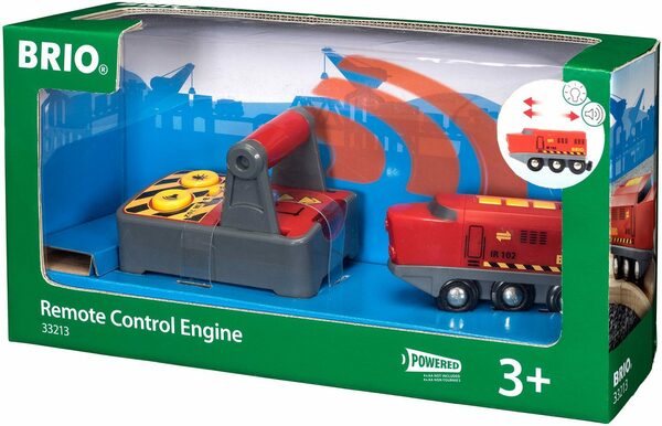 Bild 2 von BRIO® Spielzeug-Eisenbahn BRIO® WORLD, IR Frachtlok, mit Licht und Soundfunktion, FSC® - schützt Wald - weltweit