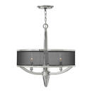 Bild 1 von Hängeleuchte Elstead Ascher, Nickel, Metall, Glas, 67.3 cm, Grüner Punkt, RoHS, höhenverstellbar, Lampen & Leuchten, Innenbeleuchtung, Hängelampen, Esstischlampen