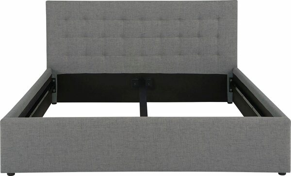 Bild 2 von Home affaire Polsterbett Hamar, mit schöner Knopfheftung im Kopfteil, in 3 Größen und 2 Farben