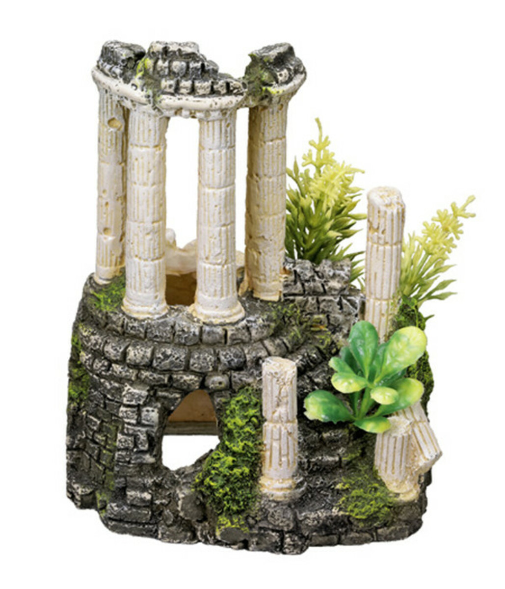 Bild 1 von Nobby Aquariumdeko Antike Säulen mit Pflanzen, ca. B11,2/H14/T10 cm