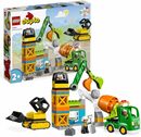 Bild 1 von LEGO® Konstruktionsspielsteine Baustelle mit Baufahrzeugen (10990), LEGO® DUPLO Town, (61 St), mit Licht und Sound; Made in Europe