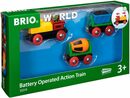 Bild 3 von BRIO® Spielzeug-Eisenbahn Holzspielzeug, BRIO® WORLD, Zug mit Batterielok, mit LichtMade in Europe, FSC® - schützt Wald - weltweit