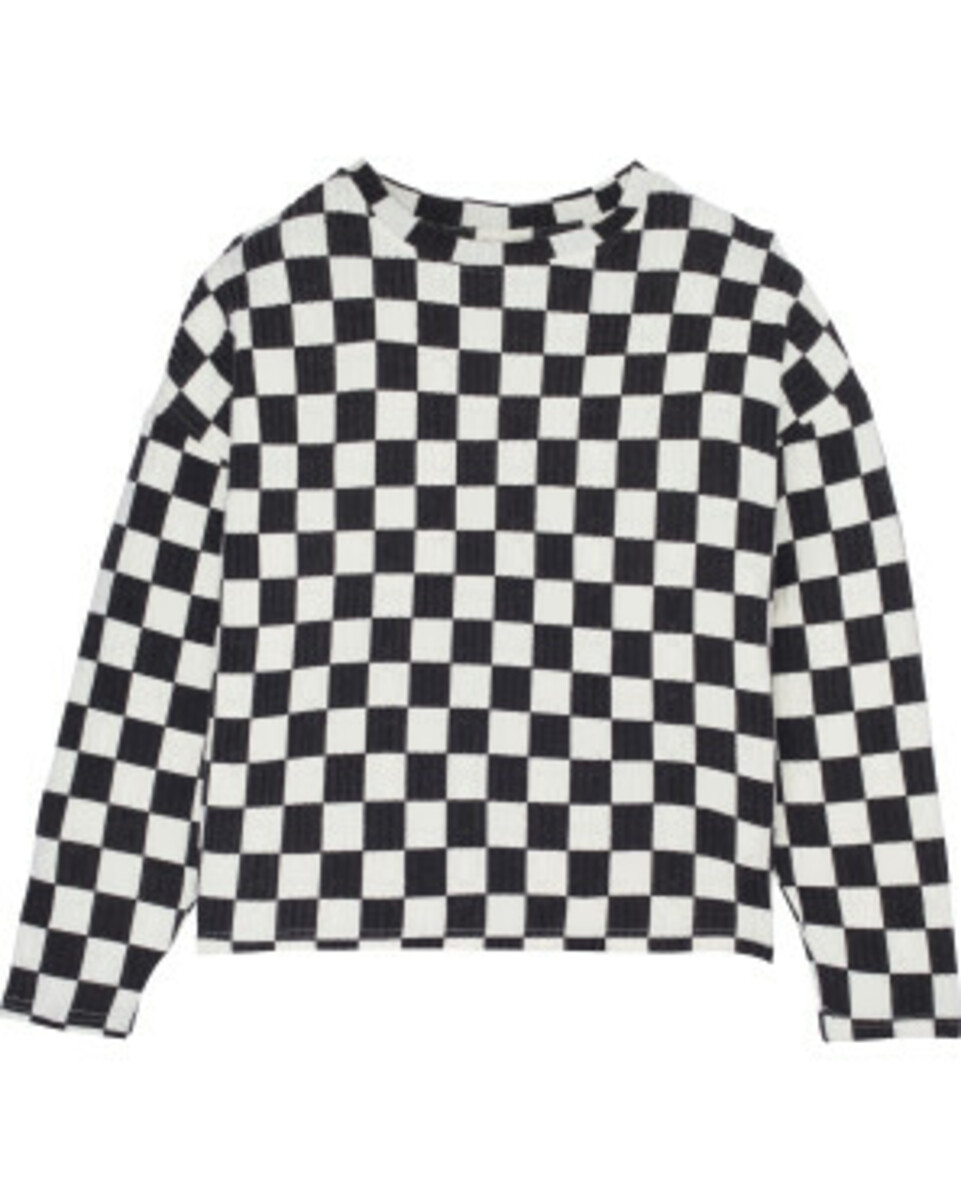 Bild 1 von Langarmshirt
       
      Y.F.K. schmale Passform
   
      weiß gemustert