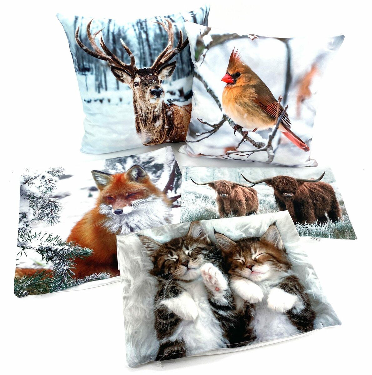 Bild 2 von Weckbrodt Dekokissen Hirsch, Kissenhülle ohne Füllung, 1 Stück