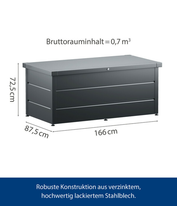 Bild 4 von Hörmann Gartenbox Juno Modern 1620, 700 Liter, ca. B166/H72,5/T87,5 cm