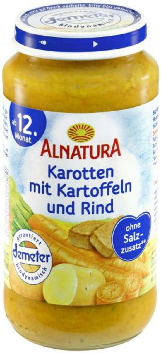 Bild 1 von Alnatura Karotten mit Kartoffeln und Rind