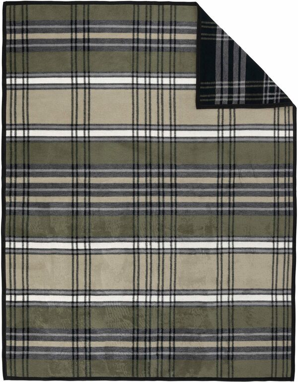 Bild 3 von Wohndecke Jacquard Decke Molde, IBENA, im Karo-Design