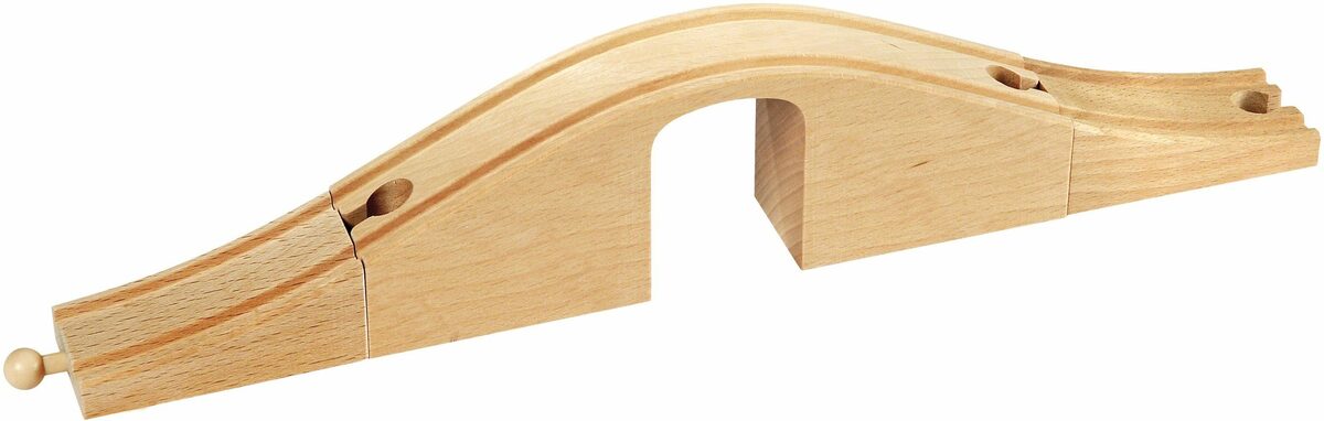 Bild 1 von BRIO® Spielzeugeisenbahn-Brücke Holzspielzeug, BRIO® WORLD, Unterführung, FSC®- schützt Wald - weltweit