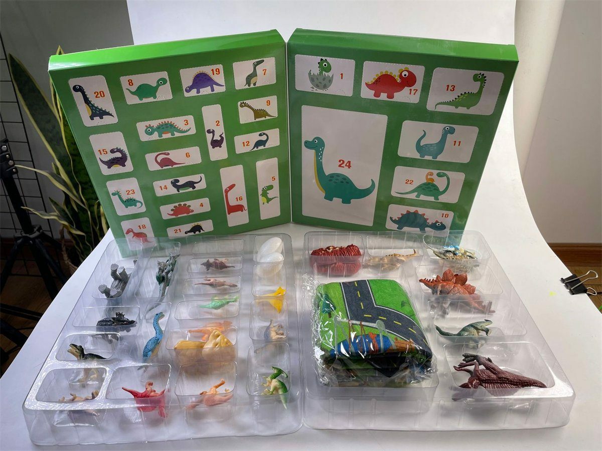 Bild 3 von Discaver Adventskalender Adventskalender 2023, 24-teiliges Dinosaurier-Spielset (1-tlg), Ideal für Jungen, Mädchen, Kinder und Kleinkinder, Weihnachtsgeschenke
