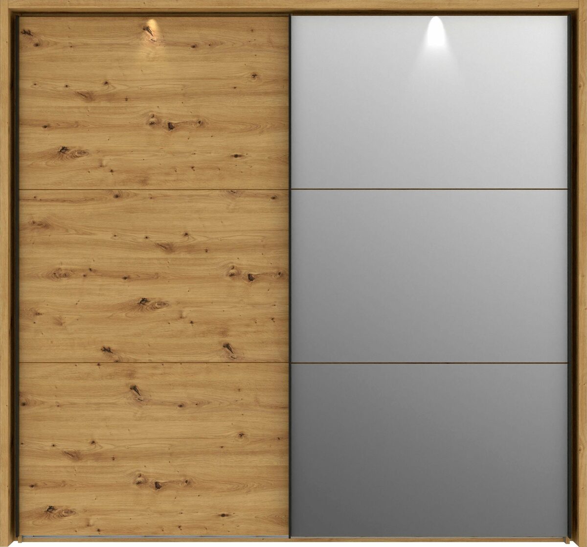 Bild 3 von FORTE Schwebetürenschrank Trondheim inklusive Beleuchtung