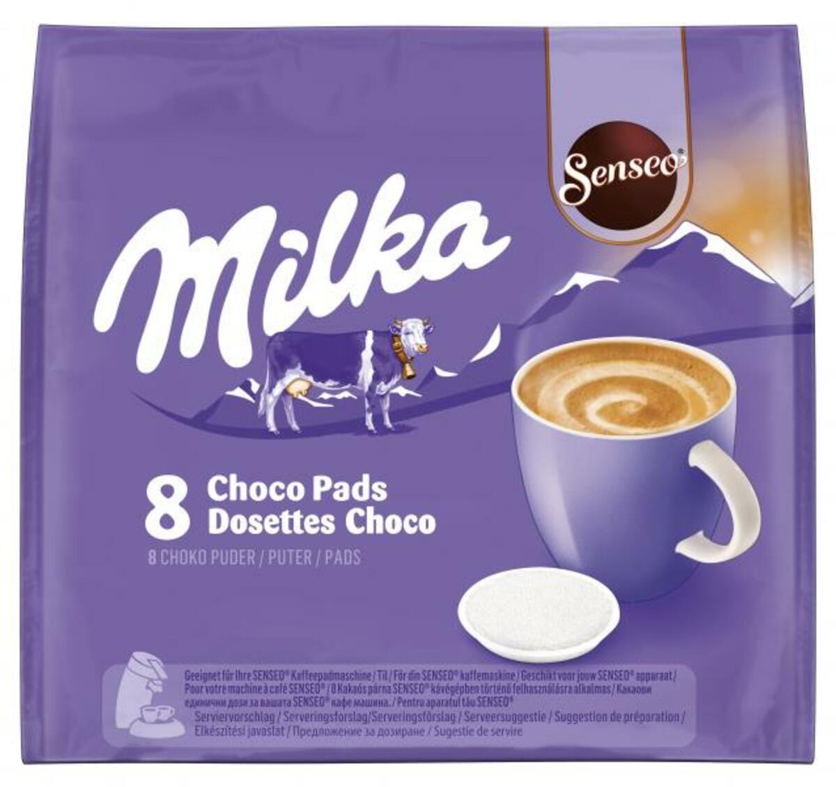 Bild 1 von Senseo Pads Milka, 8 Kakao Pads