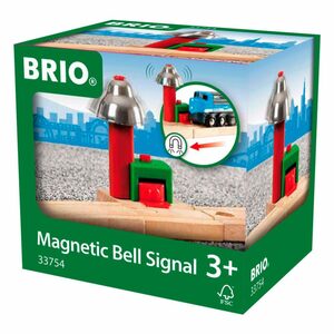 BRIO® Spielzeugeisenbahn-Erweiterung Magnetisches Glockensignal