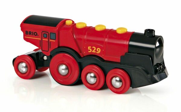 Bild 3 von BRIO® Spielzeugeisenbahn-Lokomotive Brio World Eisenbahn Lok Rote Lola Batterielok 33592