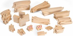 BRIO® Gleise-Set Holzspielzeug, Holzschienenset, WORLD Großes Schienensortiment, FSC®- schützt Wald - weltweit