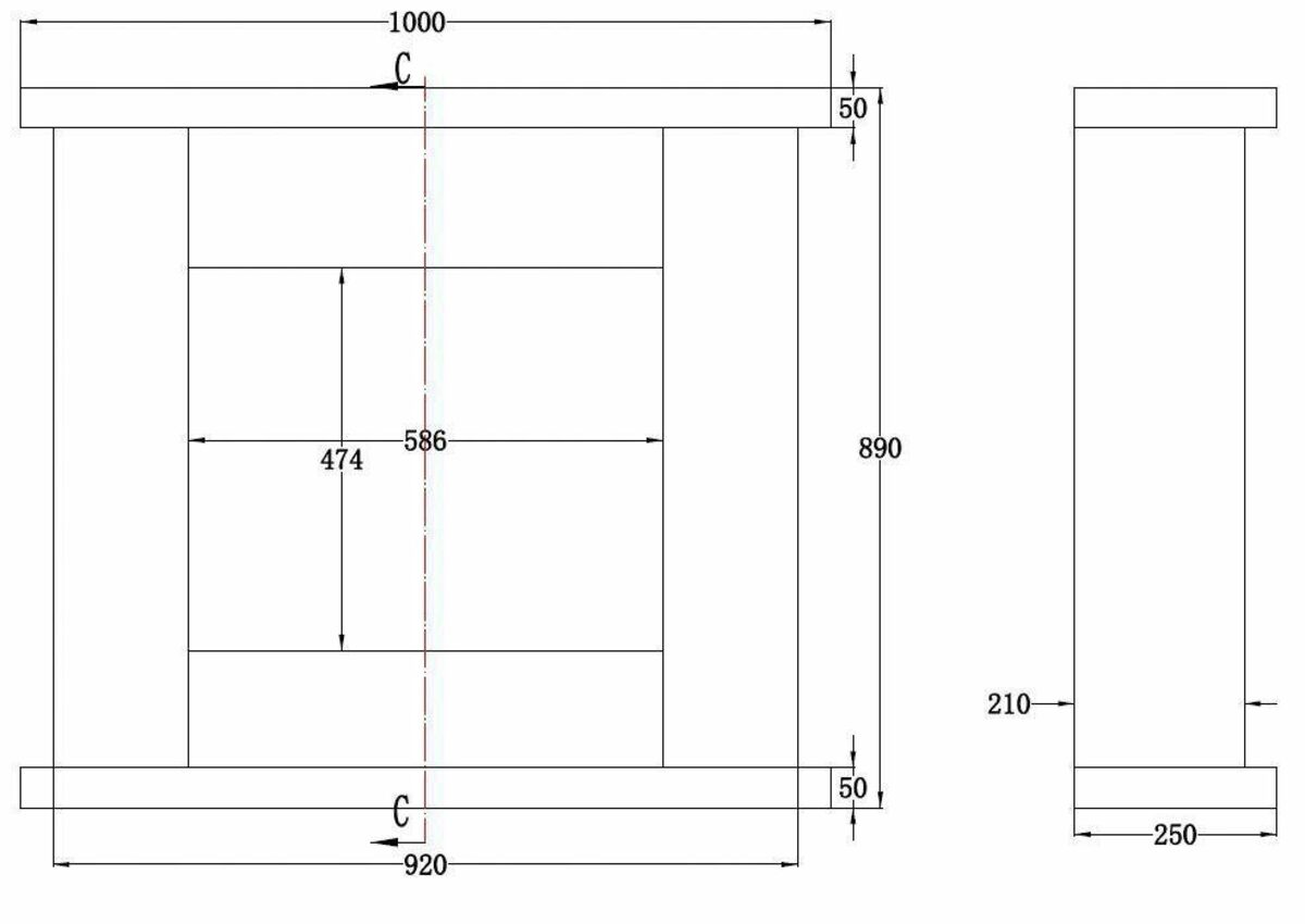 Bild 2 von Heathus Elektrokamin Schenefeld, bis 1500 W Heizleistung, regelbares Flammenbild, Fernbedienung, Timer