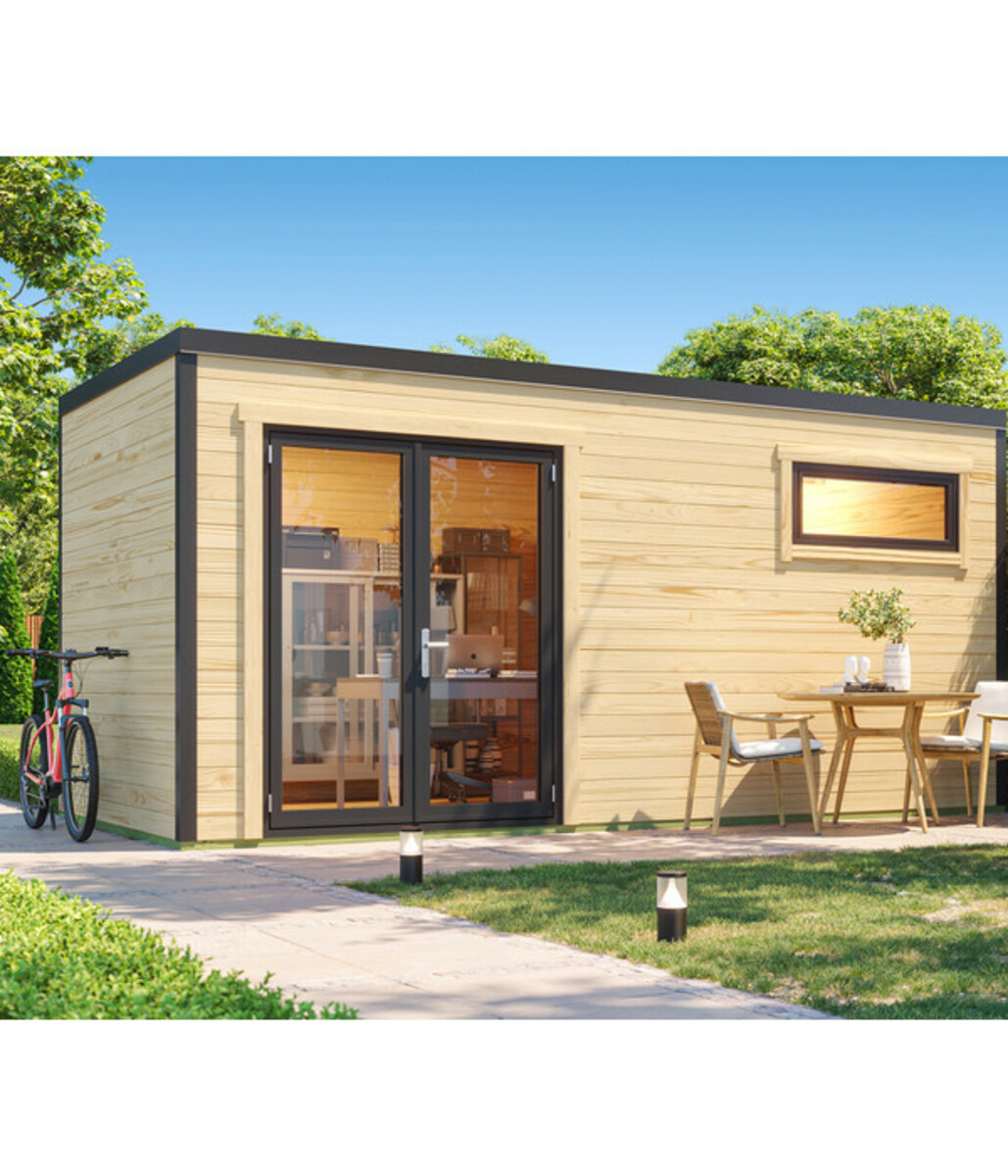 Bild 2 von Weka Gartenhaus S 445 Gr. 3, ca. B500/H239,4/T250 cm