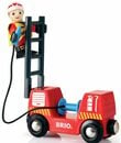 Bild 4 von BRIO® Spielzeug-Eisenbahn Holzspielzeug, BRIO® WORLD, Feuerwehr Set, (Set), mit Licht und Soundfunktion, FSC®- schützt Wald - weltweit