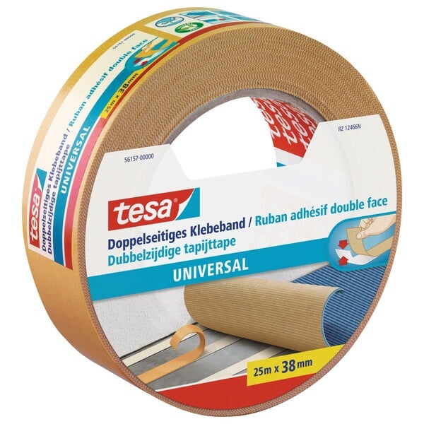 Bild 1 von Tesa Doppelseitiges Klebeband Universal 25 m x 38 mm