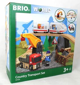 BRIO® Spielzeugeisenbahn-Set World Country Transport Set, 38 tlg. (33109)
