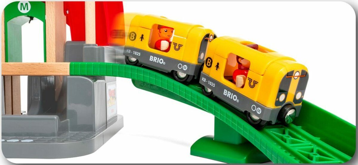 Bild 3 von BRIO® Spielzeug-Eisenbahn BRIO® WORLD, Großes City Bahnhof Set, mit Soundeffekten; FSC® - schützt Wald - weltweit
