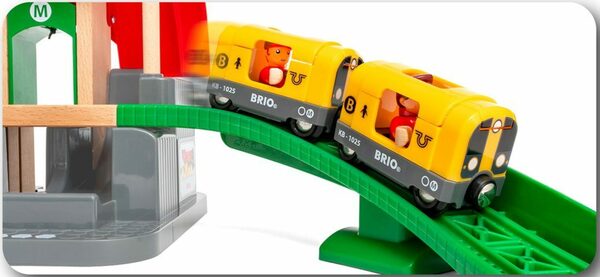 Bild 3 von BRIO® Spielzeug-Eisenbahn BRIO® WORLD, Großes City Bahnhof Set, mit Soundeffekten; FSC® - schützt Wald - weltweit