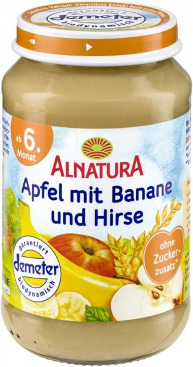 Bild 1 von Alnatura Apfel mit Banane und Hirse