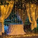 Bild 3 von Rosnek LED-Lichterkette 10-100M, 8 Modi, Warmweiß, wasserdicht, für Weihnachten Party, 100-flammig, Hochzeit Urlaub Deko