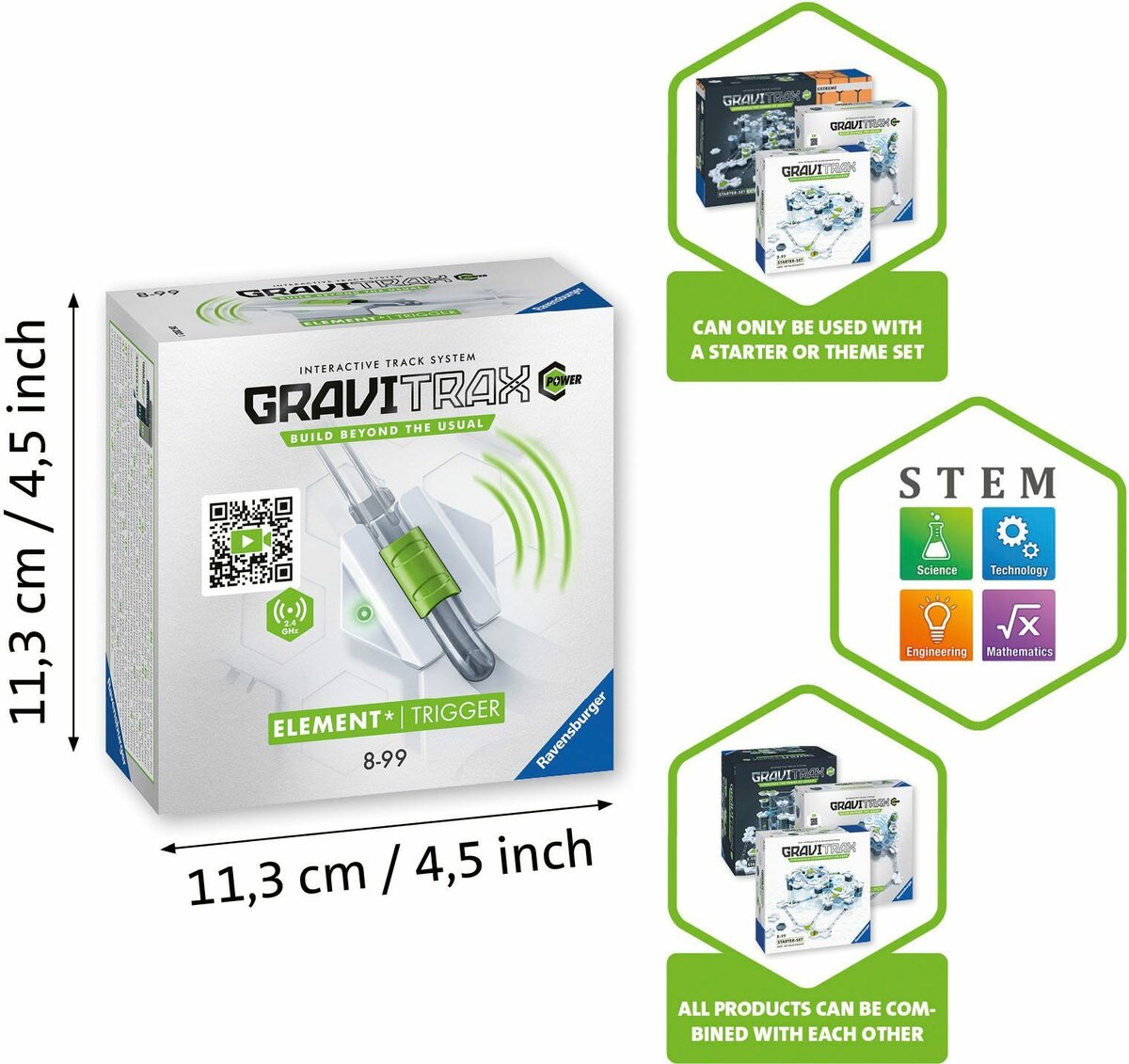 Bild 2 von Ravensburger Kugelbahn-Bausatz GraviTrax® POWER Trigger, Made in Europe, FSC® - schützt Wald - weltweit