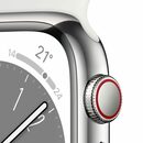 Bild 4 von Apple Watch Series 8 GPS + Cellular 45mm Edelstahl Sportarmband Watch