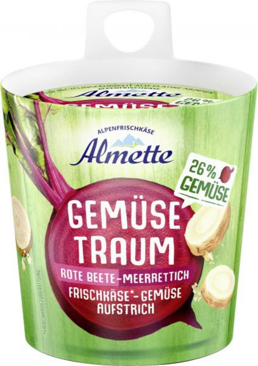 Bild 1 von Almette Frischkäse Gemüse Traum Rote Beete-Meerrettich