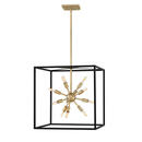 Bild 1 von Hängeleuchte Elstead Aros, Schwarz, Messing, Metall, 59.5 cm, Grüner Punkt, RoHS, höhenverstellbar, Lampen & Leuchten, Innenbeleuchtung, Hängelampen, Esstischlampen